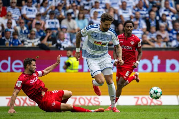 3.Liga MSV Duisburg - Würzburger Kickers ** NUR FÜR REDAKTIONELLE ZWECKE ** EDITORIAL USE ONLY **<p>Fußball 3.Liga MSV Duisburg - Würzburger Kickers am 29.08.26 in der Schauinsland-Reisen Arena in Duisburg Lex Tyger Lobinger ( Duisburg ) Duisburg Copyright: JakobxKlos