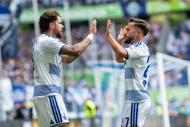 3.Liga MSV Duisburg - Würzburger Kickers ** NUR FÜR REDAKTIONELLE ZWECKE ** EDITORIAL USE ONLY **<p>Fußball 3.Liga MSV Duisburg - Würzburger Kickers am 29.08.26 in der Schauinsland-Reisen Arena in Duisburg Torjubel zum 1:0 durch Lex Tyger Lobinger ( Duisburg ) Duisburg Copyright: JakobxKlos