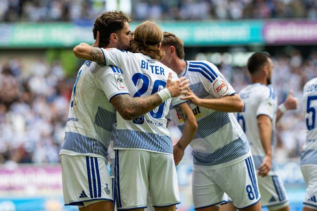3.Liga MSV Duisburg - Würzburger Kickers ** NUR FÜR REDAKTIONELLE ZWECKE ** EDITORIAL USE ONLY **<p>^Fußball 3.Liga MSV Duisburg - Würzburger Kickers am 29.08.26 in der Schauinsland-Reisen Arena in Duisburg Torjubel zum 1:0 durch Lex Tyger Lobinger ( Duisburg ) Duisburg Copyright: JakobxKlos