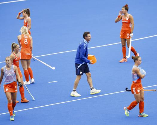 AMSTELVEEN - Netherlands national coach Raoul Ehren ahead of the Hockey World Cup final between the Netherlands and Argentina at the Wagener Stadium. BAS CZERWINSKI ANP xVIxANPxSportx xxANPxIVx 566506835 originalFilename: 566506835.jpg