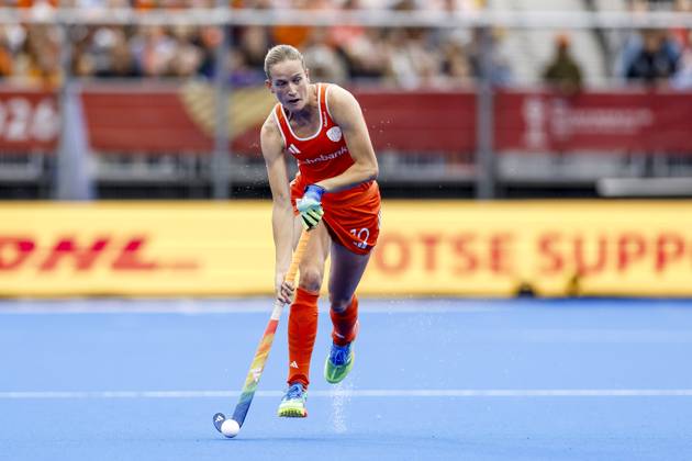 AMSTELVEEN - Felice Albers of the Netherlands during the Hockey World Cup final between the Netherlands and Argentina at the Wagener Stadium. SEM VAN DER WAL ANP xVIxANPxSportx xxANPxIVx 566509863 originalFilename: 566509863.jpg