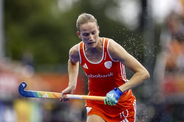 AMSTELVEEN - Felice Albers of the Netherlands during the Hockey World Cup final between the Netherlands and Argentina at the Wagener Stadium. SEM VAN DER WAL ANP xVIxANPxSportx xxANPxIVx 566509969 originalFilename: 566509969.jpg