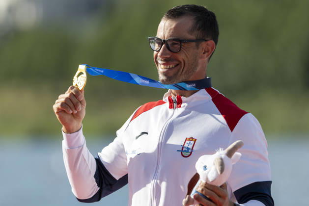 ICF Canoe Sprint and Paracanoe World Championships Fernando Pimenta during ICF Canoe Sprint and Paracanoe World Championships 2026 in Poznan,Poland on August 29, 2026 Poznan Poland  Copyright: xAndrzejxIwanczukx originalFilename:iwanczuk-icfcanoe260829_npauX.jpg