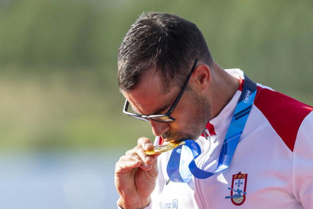 ICF Canoe Sprint and Paracanoe World Championships Fernando Pimenta during ICF Canoe Sprint and Paracanoe World Championships 2026 in Poznan,Poland on August 29, 2026 Poznan Poland  Copyright: xAndrzejxIwanczukx originalFilename:iwanczuk-icfcanoe260829_npFsn.jpg