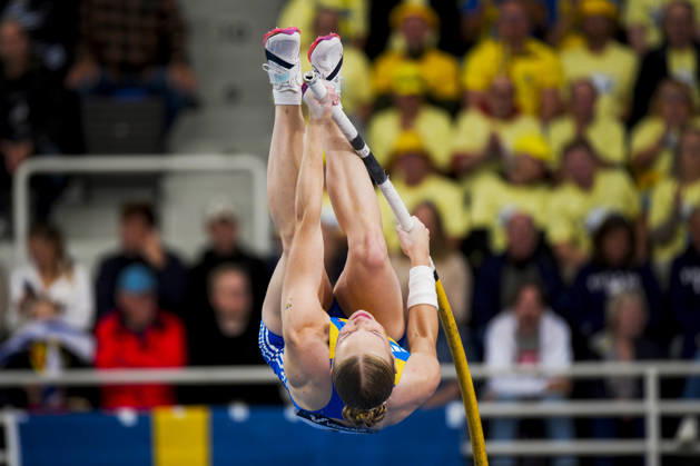 260829 Kajsa Roth of Sweden competes in women™s pole vault during day 1 of the athletics gala Finnkampen on August 29, 2026 in Helsinki. Photo: Kalle Parkkinen BILDBYRAN COP 18 XY0124 friidrott athletics friidrett finnkampen day 1 bbeng dag 1 Copyright: KALLExPARKKINEN BB260829BB949