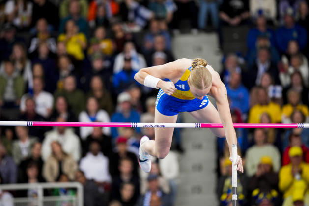 260829 Kajsa Roth of Sweden competes in women™s pole vault during day 1 of the athletics gala Finnkampen on August 29, 2026 in Helsinki. Photo: Kalle Parkkinen BILDBYRAN COP 18 XY0124 friidrott athletics friidrett finnkampen day 1 bbeng dag 1 Copyright: KALLExPARKKINEN BB260829BB950