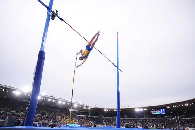260829 Kajsa Roth of Sweden competes in women™s pole vault during day 1 of the athletics gala Finnkampen on August 29, 2026 in Helsinki. Photo: Kalle Parkkinen BILDBYRAN COP 18 XY0124 friidrott athletics friidrett finnkampen day 1 bbeng dag 1 Copyright: KALLExPARKKINEN BB260829BB984