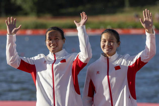 ICF Canoe Sprint and Paracanoe World Championships Changwen Shuai, Wenjun Lin during ICF Canoe Sprint and Paracanoe World Championships 2026 in Poznan,Poland on August 29, 2026 Poznan Poland  Copyright: xAndrzejxIwanczukx originalFilename:iwanczuk-icfcanoe260829_npFXX.jpg