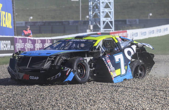 NASCAR, Motorsport, USA Euro Series, category EuroNASCAR Open, took place in Most, Czech Republic, on August 29, 2026. Martin Doubek from the Czech Republic of the Hendriks Motorsports team. (CTKxPhoto OndrejxHajek) CTKPhotoP2026082904838  CTKPhotoP2026082904838