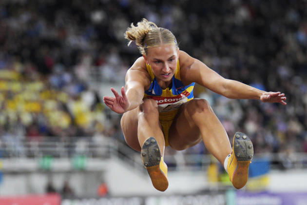 260829 Maja Askag of Sweden competes in women™s long jump during day 1 of the athletics gala Finnkampen on August 29, 2026 in Helsinki. Photo: Kalle Parkkinen BILDBYRAN COP 18 XY0124 friidrott athletics friidrett finnkampen day 1 bbeng dag 1 Copyright: KALLExPARKKINEN BB260829ZG006