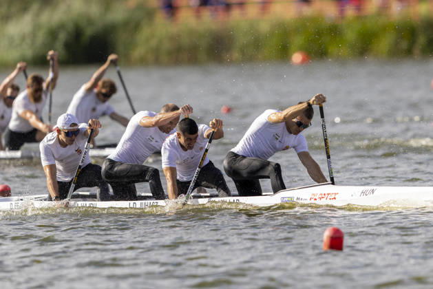 ICF Canoe Sprint and Paracanoe World Championships Kristof Kollar, Istvan David Juhasz, Jonatan Daniel Hajdu, Daniel Fejes during ICF Canoe Sprint and Paracanoe World Championships 2026 in Poznan,Poland on August 29, 2026 Poznan Poland  Copyright: xAndrzejxIwanczukx originalFilename:iwanczuk-icfcanoe260829_npdeX.jpg