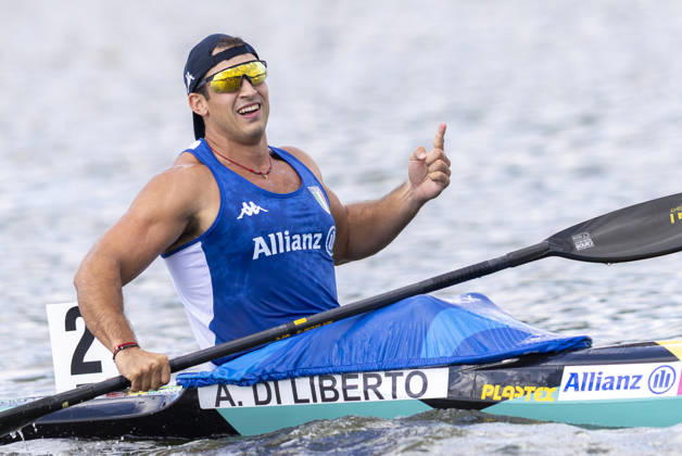ICF Canoe Sprint and Paracanoe World Championships Andrea Domenico Di Liberto during K1 Men 200m -Final A at the ICF Canoe Sprint and Paracanoe World Championships 2026 in Poznan,Poland on August 29, 2026 Poznan Poland  Copyright: xAndrzejxIwanczukx originalFilename:iwanczuk-icfcanoe260829_npnbz.jpg