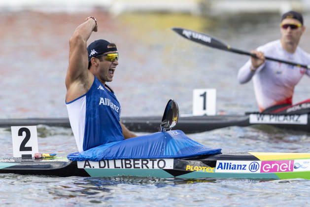 ICF Canoe Sprint and Paracanoe World Championships Andrea Domenico Di Liberto during K1 Men 200m -Final A at the ICF Canoe Sprint and Paracanoe World Championships 2026 in Poznan,Poland on August 29, 2026 Poznan Poland  Copyright: xAndrzejxIwanczukx originalFilename:iwanczuk-icfcanoe260829_npdq4.jpg