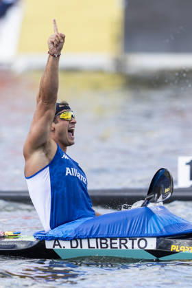 ICF Canoe Sprint and Paracanoe World Championships Andrea Domenico Di Liberto during K1 Men 200m -Final A at the ICF Canoe Sprint and Paracanoe World Championships 2026 in Poznan,Poland on August 29, 2026 Poznan Poland  Copyright: xAndrzejxIwanczukx originalFilename:iwanczuk-icfcanoe260829_npWqT.jpg