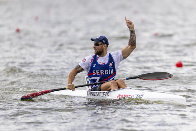 ICF Canoe Sprint and Paracanoe World Championships Marko Dragosavljevic during K1 Men 200m -Final A at the ICF Canoe Sprint and Paracanoe World Championships 2026 in Poznan,Poland on August 29, 2026 Poznan Poland  Copyright: xAndrzejxIwanczukx originalFilename:iwanczuk-icfcanoe260829_npXtS.jpg