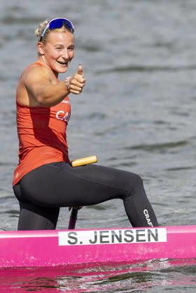 ICF Canoe Sprint and Paracanoe World Championships Sophia Jensen during C1 women 500m - Final A at the ICF Canoe Sprint and Paracanoe World Championships 2026 in Poznan,Poland on August 29, 2026 Poznan Poland  Copyright: xAndrzejxIwanczukx originalFilename:iwanczuk-icfcanoe260829_np0xO.jpg