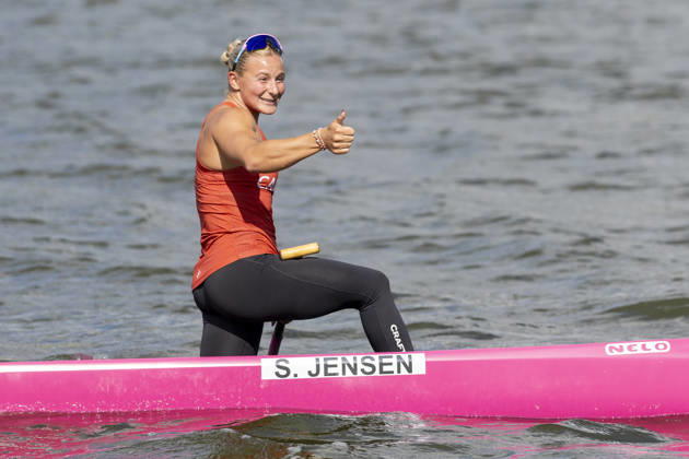 ICF Canoe Sprint and Paracanoe World Championships Sophia Jensen during C1 women 500m - Final A at the ICF Canoe Sprint and Paracanoe World Championships 2026 in Poznan,Poland on August 29, 2026 Poznan Poland  Copyright: xAndrzejxIwanczukx originalFilename:iwanczuk-icfcanoe260829_npHNh.jpg