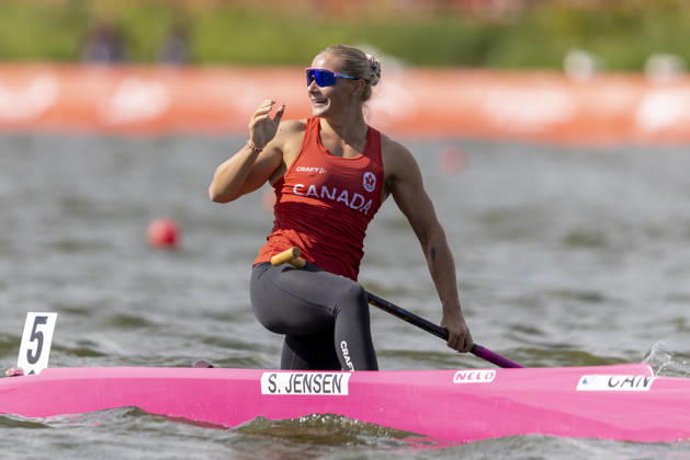 ICF Canoe Sprint and Paracanoe World Championships Sophia Jensen during C1 women 500m - Final A at the ICF Canoe Sprint and Paracanoe World Championships 2026 in Poznan,Poland on August 29, 2026 Poznan Poland  Copyright: xAndrzejxIwanczukx originalFilename:iwanczuk-icfcanoe260829_nprV8.jpg