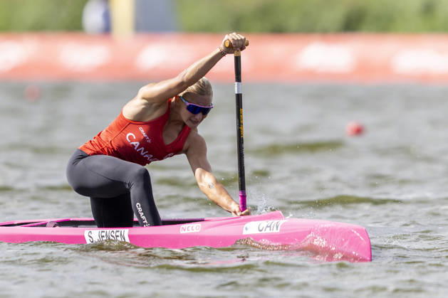 ICF Canoe Sprint and Paracanoe World Championships Sophia Jensen during C1 women 500m - Final A at the ICF Canoe Sprint and Paracanoe World Championships 2026 in Poznan,Poland on August 29, 2026 Poznan Poland  Copyright: xAndrzejxIwanczukx originalFilename:iwanczuk-icfcanoe260829_npsxz.jpg