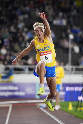 260829 Markus Lundborg of Sweden competes in men™s triple jump during day 1 of the athletics gala Finnkampen on August 29, 2026 in Helsinki. Photo: Kalle Parkkinen BILDBYRAN COP 18 XY0124 friidrott athletics friidrett finnkampen day 1 bbeng dag 1 Copyright: KALLExPARKKINEN BB260829ZZ022