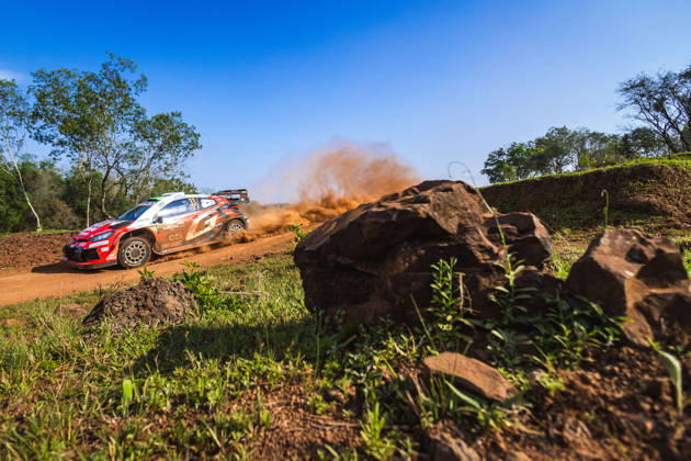 AUTO - WRC, Motorsport Rallye, WM - RALLY DEL PARAGUAY 2026 33 Elfyn EVANS, Scott MARTIN, Toyota GR Yaris Rally1, action during the 2026 Rally del Paraguay, 11th round of the 2026 WRC World Rally Car Championship, from August 27 to 30, 2026 at Encarnacion, Itapua, Paraguay - EncarnacionParaguay Copyright: xNikosxKatikisx