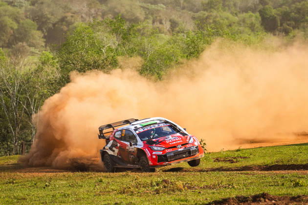 AUTO - WRC, Motorsport Rallye, WM - RALLY DEL PARAGUAY 2026 33 Elfyn EVANS, Scott MARTIN, Toyota GR Yaris Rally1, action during the 2026 Rally del Paraguay, 11th round of the 2026 WRC World Rally Car Championship, from August 27 to 30, 2026 at Encarnacion, Itapua, Paraguay - EncarnacionParaguay Copyright: xNikosxKatikisx