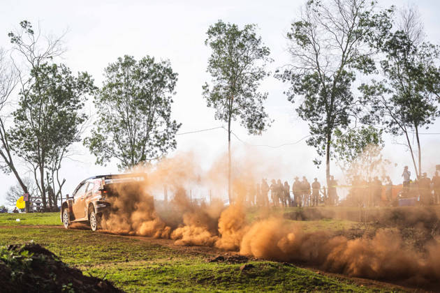 AUTO - WRC, Motorsport Rallye, WM - RALLY DEL PARAGUAY 2026 99 Oliver SOLBERG, Elliott EDMONDSON, Toyota GR Yaris Rally1, action during the 2026 Rally del Paraguay, 11th round of the 2026 WRC World Rally Car Championship, from August 27 to 30, 2026 at Encarnacion, Itapua, Paraguay - EncarnacionParaguay Copyright: xNikosxKatikisx