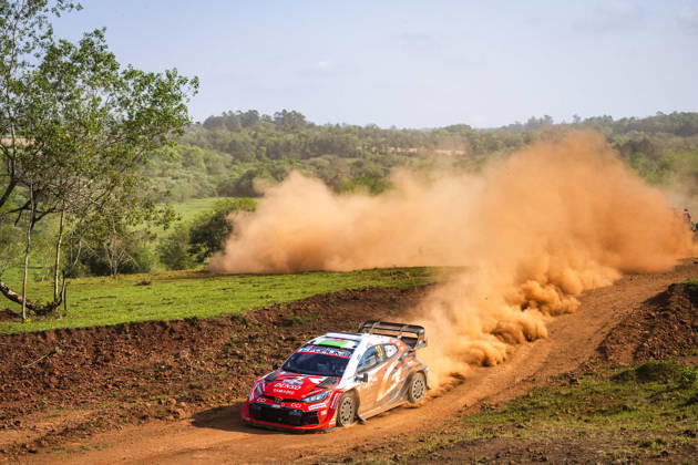 AUTO - WRC, Motorsport Rallye, WM - RALLY DEL PARAGUAY 2026 33 Elfyn EVANS, Scott MARTIN, Toyota GR Yaris Rally1, action during the 2026 Rally del Paraguay, 11th round of the 2026 WRC World Rally Car Championship, from August 27 to 30, 2026 at Encarnacion, Itapua, Paraguay - EncarnacionParaguay Copyright: xNikosxKatikisx