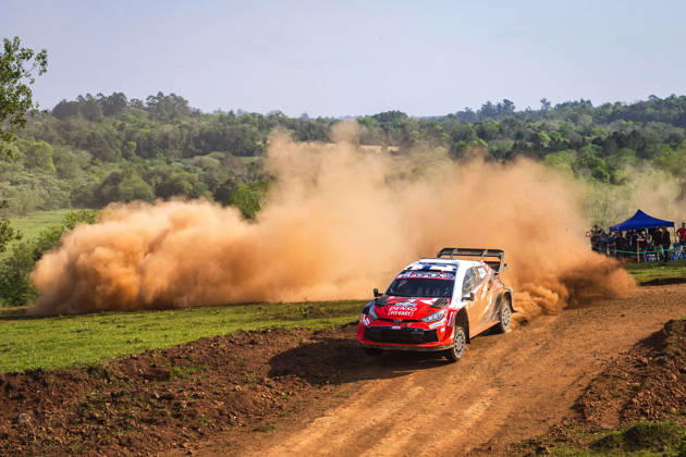 AUTO - WRC, Motorsport Rallye, WM - RALLY DEL PARAGUAY 2026 05 Sami PAJARI, Marko SALMINEN, Toyota GR Yaris Rally1, action during the 2026 Rally del Paraguay, 11th round of the 2026 WRC World Rally Car Championship, from August 27 to 30, 2026 at Encarnacion, Itapua, Paraguay - EncarnacionParaguay Copyright: xNikosxKatikisx