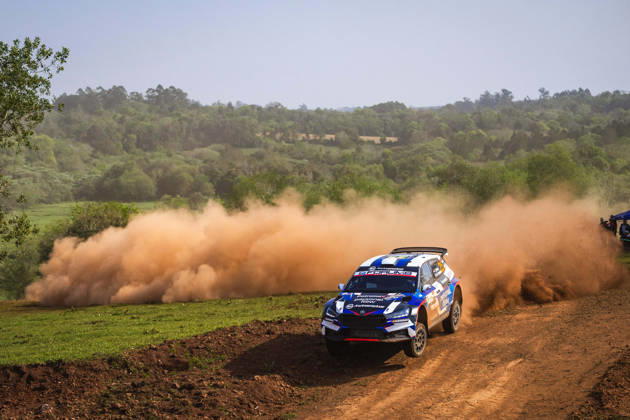 AUTO - WRC, Motorsport Rallye, WM - RALLY DEL PARAGUAY 2026 25 Fau ZALDIVAR, Marcelo DER OHANNESIAN, Skoda Fabia RS, action during the 2026 Rally del Paraguay, 11th round of the 2026 WRC World Rally Car Championship, from August 27 to 30, 2026 at Encarnacion, Itapua, Paraguay - EncarnacionParaguay Copyright: xNikosxKatikisx