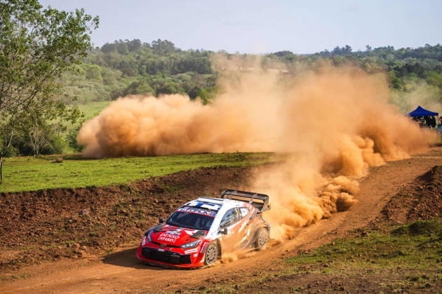 AUTO - WRC, Motorsport Rallye, WM - RALLY DEL PARAGUAY 2026 05 Sami PAJARI, Marko SALMINEN, Toyota GR Yaris Rally1, action during the 2026 Rally del Paraguay, 11th round of the 2026 WRC World Rally Car Championship, from August 27 to 30, 2026 at Encarnacion, Itapua, Paraguay - EncarnacionParaguay Copyright: xNikosxKatikisx