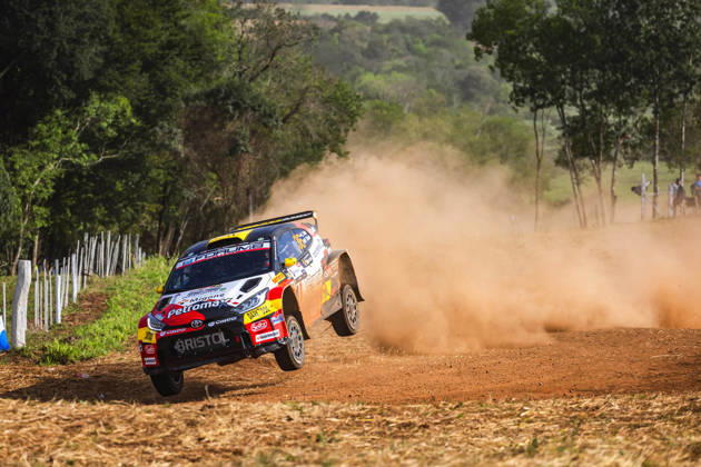AUTO - WRC, Motorsport Rallye, WM - RALLY DEL PARAGUAY 2026 36 Gustavo SABA, Pablo OLMOS, Toyota GR Yaris, action during the 2026 Rally del Paraguay, 11th round of the 2026 WRC World Rally Car Championship, from August 27 to 30, 2026 at Encarnacion, Itapua, Paraguay - EncarnacionParaguay Copyright: xNikosxKatikisx