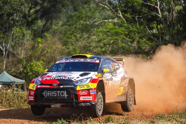AUTO - WRC, Motorsport Rallye, WM - RALLY DEL PARAGUAY 2026 36 Gustavo SABA, Pablo OLMOS, Toyota GR Yaris, action during the 2026 Rally del Paraguay, 11th round of the 2026 WRC World Rally Car Championship, from August 27 to 30, 2026 at Encarnacion, Itapua, Paraguay - EncarnacionParaguay Copyright: xNikosxKatikisx