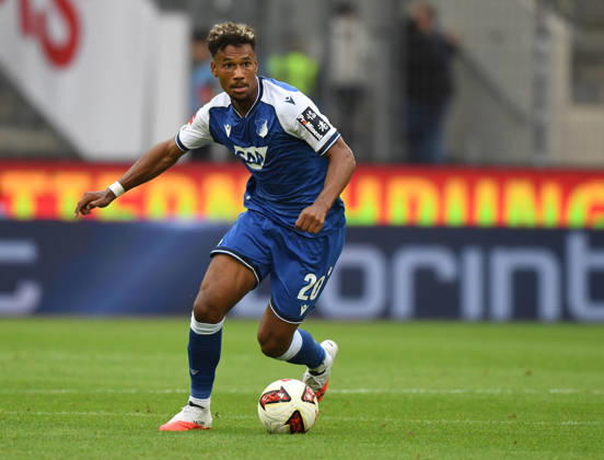 29.08.2026, xophax, Fussball 1.Bundesliga, 1.FC Koeln 1.FC Köln gegen TSG Hoffenheim . Bambase Conte ( TSG Hoffenheim ) Köln