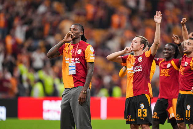 Galatasaray v Goztepe - Turkish Super Lig ISTANBUL, TURKIYE - AUGUST 29: Galatasaray s new signing Rafael Leao (L) and Batrakov celebrate after the Turkish Super Lig week 3 match between Galatasaray and Goztepe at RAMS Park in Istanbul, Turkiye on August 29, 2026. Cemal Yurttas Anadolu Istanbul Turkey. Editorial use only. Please get in touch for any other usage.  Copyright: x2026xAnadoluxCemalxYurttasx