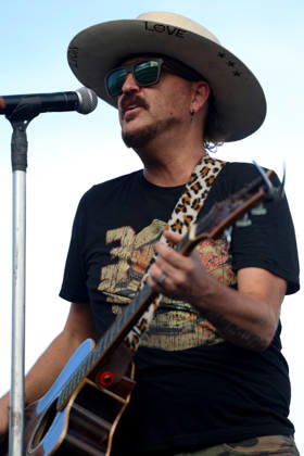 DAYTONA BEACH, FL - AUGUST 29: Preston Brust of LoCash performs before the NASCAR, Motorsport, USA Cup Series Coke Zero Sugar 400 on August 29, 2026 at Daytona International Speedway in Daytona Beach, FL (Photo by Malcolm Hope Icon Sportswire) AUTO: AUG 29 NASCAR Cup Series Coke Zero Sugar 400 EDITORIAL USE ONLY Icon260829002400