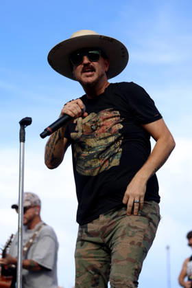 DAYTONA BEACH, FL - AUGUST 29: Preston Brust of LoCash performs before the NASCAR, Motorsport, USA Cup Series Coke Zero Sugar 400 on August 29, 2026 at Daytona International Speedway in Daytona Beach, FL (Photo by Malcolm Hope Icon Sportswire) AUTO: AUG 29 NASCAR Cup Series Coke Zero Sugar 400 EDITORIAL USE ONLY Icon260829005400