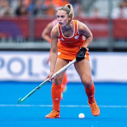 AMSTELVEEN, 29-08-2026, Wagener Stadion, FIH Hockey World Cup 2026 Women, 2026. Pien Sanders in action during the game Netherlands - Argentina (women). Netherlands - Argentina (women)  x206222266x Copyright: