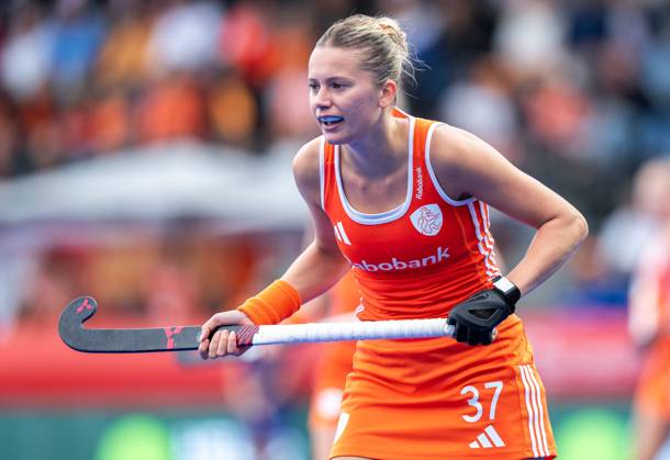 AMSTELVEEN, 29-08-2026, Wagener Stadion, FIH Hockey World Cup 2026 Women, 2026. Guusje Moes during the game Netherlands - Argentina (women). Netherlands - Argentina (women)  x206222320x Copyright:
