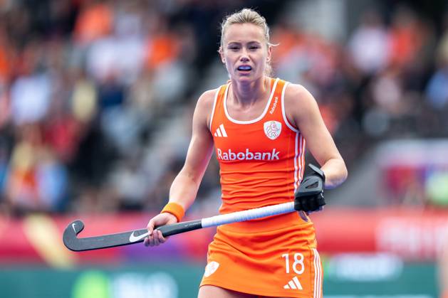 AMSTELVEEN, 29-08-2026, Wagener Stadion, FIH Hockey World Cup 2026 Women, 2026. Freeke Moes during the game Netherlands - Argentina (women). Netherlands - Argentina (women)  x206222326x Copyright: