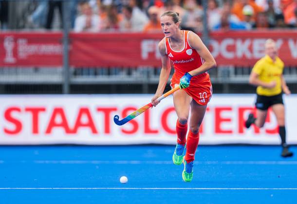 AMSTELVEEN, 29-08-2026, Wagener Stadion, FIH Hockey World Cup 2026 Women, 2026. Felice Albers in action during the game Netherlands - Argentina (women). Netherlands - Argentina (women)  x206222339x Copyright: