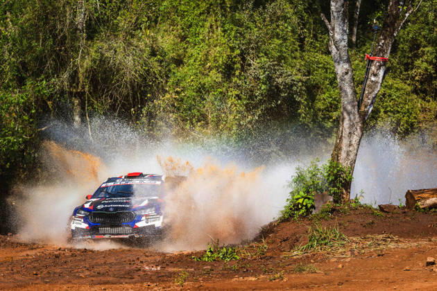 AUTO - WRC, Motorsport Rallye, WM - RALLY DEL PARAGUAY 2026 25 Fau ZALDIVAR, Marcelo DER OHANNESIAN, Skoda Fabia RS, action during the 2026 Rally del Paraguay, 11th round of the 2026 WRC World Rally Car Championship, from August 27 to 30, 2026 at Encarnacion, Itapua, Paraguay - EncarnacionParaguay Copyright: xNikosxKatikisx
