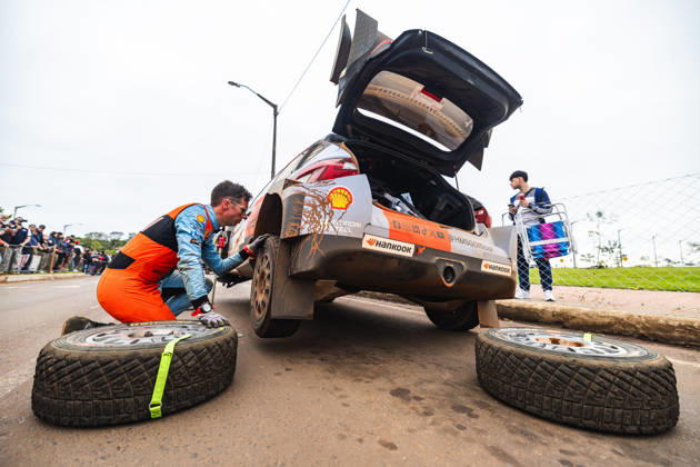 AUTO - WRC, Motorsport Rallye, WM - RALLY DEL PARAGUAY 2026 NEUVILLE Thierry, WYDAEGHE Martijn, Hyundai i20 N Rally1, portrait during the 2026 Rally del Paraguay, 11th round of the 2026 WRC World Rally Car Championship, from August 27 to 30, 2026 at Encarnacion, Itapua, Paraguay - EncarnacionParaguay Copyright: xNikosxKatikisx