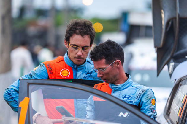 AUTO - WRC, Motorsport Rallye, WM - RALLY DEL PARAGUAY 2026 NEUVILLE Thierry, WYDAEGHE Martijn, Hyundai i20 N Rally1, portrait during the 2026 Rally del Paraguay, 11th round of the 2026 WRC World Rally Car Championship, from August 27 to 30, 2026 at Encarnacion, Itapua, Paraguay - EncarnacionParaguay Copyright: xNikosxKatikisx