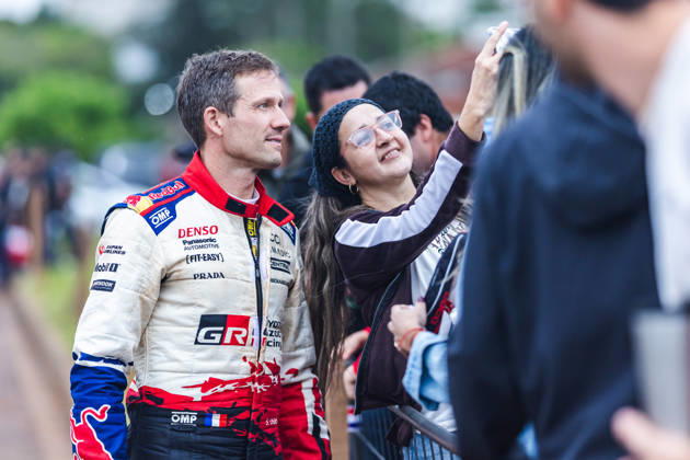 AUTO - WRC, Motorsport Rallye, WM - RALLY DEL PARAGUAY 2026 OGIER SÃ bastien, LANDAIS Vincent, Toyota GR Yaris Rally1, portrait during the 2026 Rally del Paraguay, 11th round of the 2026 WRC World Rally Car Championship, from August 27 to 30, 2026 at Encarnacion, Itapua, Paraguay - EncarnacionParaguay Copyright: xNikosxKatikisx