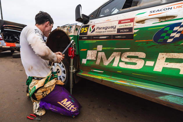 AUTO - WRC, Motorsport Rallye, WM - RALLY DEL PARAGUAY 2026 ARMSTRONG Jon, BYRNE Shane, Ford Puma Rally1, portrait during the 2026 Rally del Paraguay, 11th round of the 2026 WRC World Rally Car Championship, from August 27 to 30, 2026 at Encarnacion, Itapua, Paraguay - EncarnacionParaguay Copyright: xNikosxKatikisx
