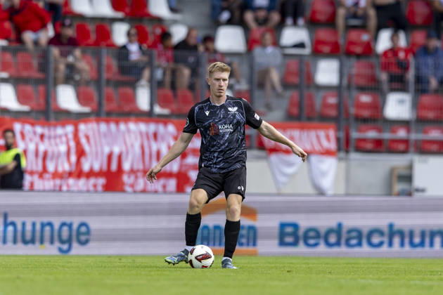 Regionalliga Nordost: FC Rot-Weiß Erfurt vs. BFC Preussen; Erfurt; 29.08.2026 Lucas Vierling ( 6; BFC Preussen) Regionalliga Nordost: FC Rot-Weiß Erfurt vs. BFC Preussen; Steigerwaldstadion Erfurt; 29.08.2026 Copyright: xBEAUTIFULxSPORTS Duehringx