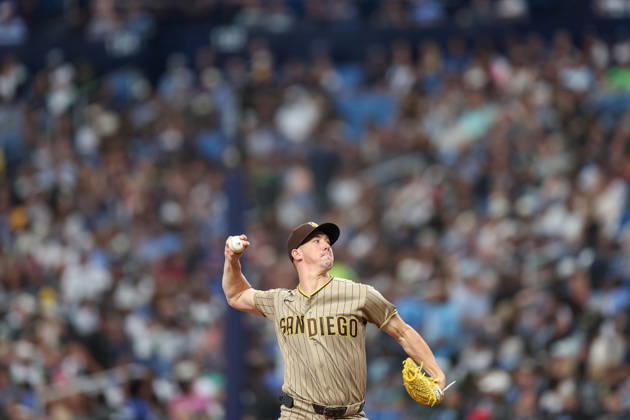 August 29, 2026, St. Petersburg, Florida, USA: San Diego Padres pitcher WALKER BUEHLER (10) throws a pitch against Tampa Bay Rays. The Tampa Bay Rays hosted the San Diego Padres at Tropicana Field in St. Petersburg, FL. St. Petersburg USA - ZUMAm299 20260829_znp_m299_025 Copyright: xTaylorxMcFeex