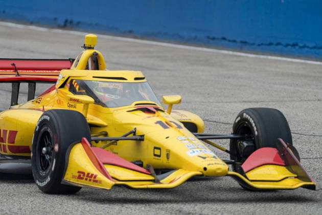 Spanish driver Alex Palou, of the Chip Ganassi Racing team, competes in the 2026 IndyCar, Indy Car, IRL, USA Snap-on Milwaukee Mile 250 in Milwaukee, United States, 29 August 2026. IndyCar 2026 in Milwaukee !ACHTUNG: NUR REDAKTIONELLE NUTZUNG!  Copyright: xKennethxFernandezx AMDEP1650 20260830-55021257894_1