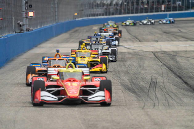 Drivers compete in the 2026 IndyCar, Indy Car, IRL, USA Snap-on Milwaukee Mile 250 in Milwaukee, United States, 29 August 2026. IndyCar 2026 in Milwaukee !ACHTUNG: NUR REDAKTIONELLE NUTZUNG!  Copyright: xKennethxFernandezx AMDEP1632 20260830-55021257897_1